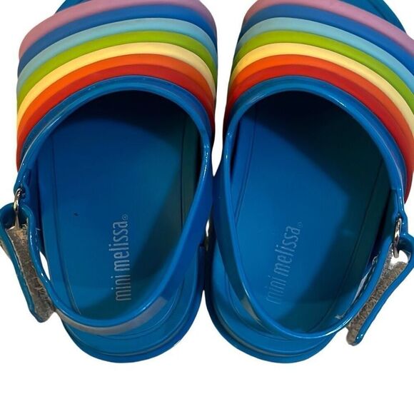 Mini Melissa Rainbow Beach Sandals - Picture 5 of 8